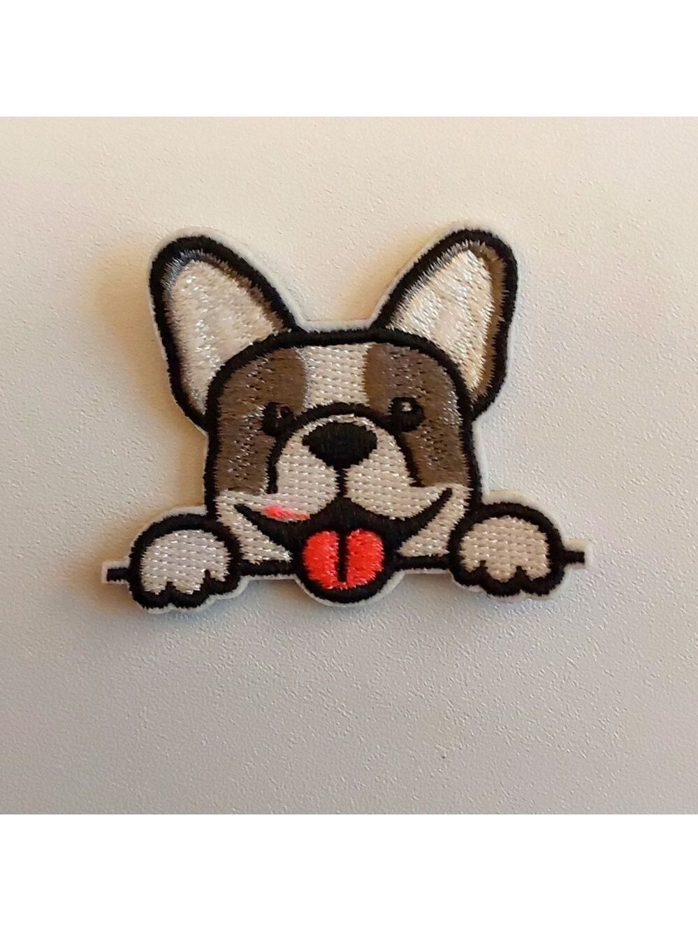 Peekabo Dog Iron On Patch